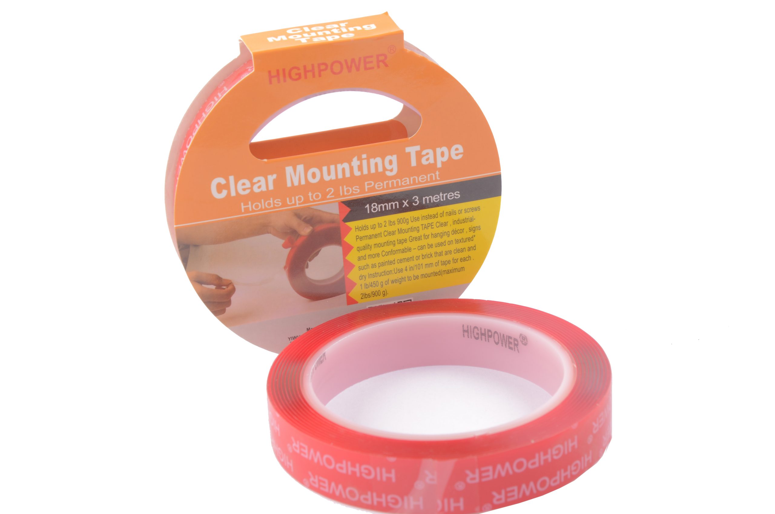 Highpower 
	
	Double Sided Tape Transparent 18mm
	 |  Adhesive Tapes |  Adhesives