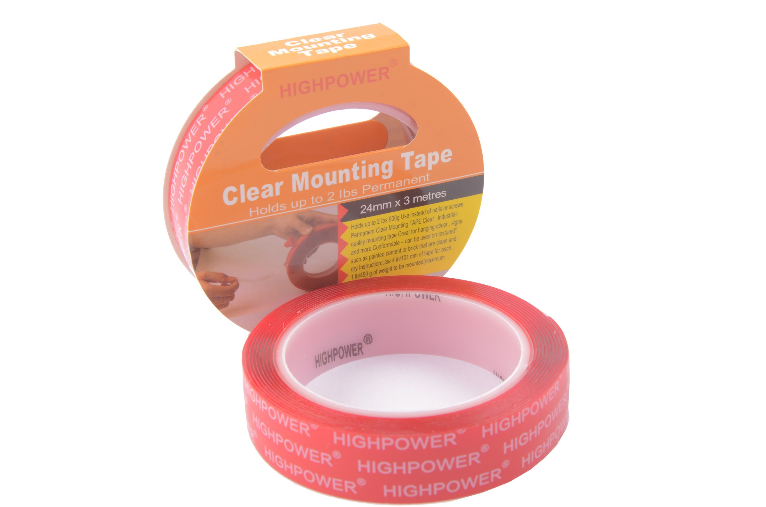 Highpower 
	
	Double Sided Tape Transparent 24mm
	 |  Adhesive Tapes |  Adhesives