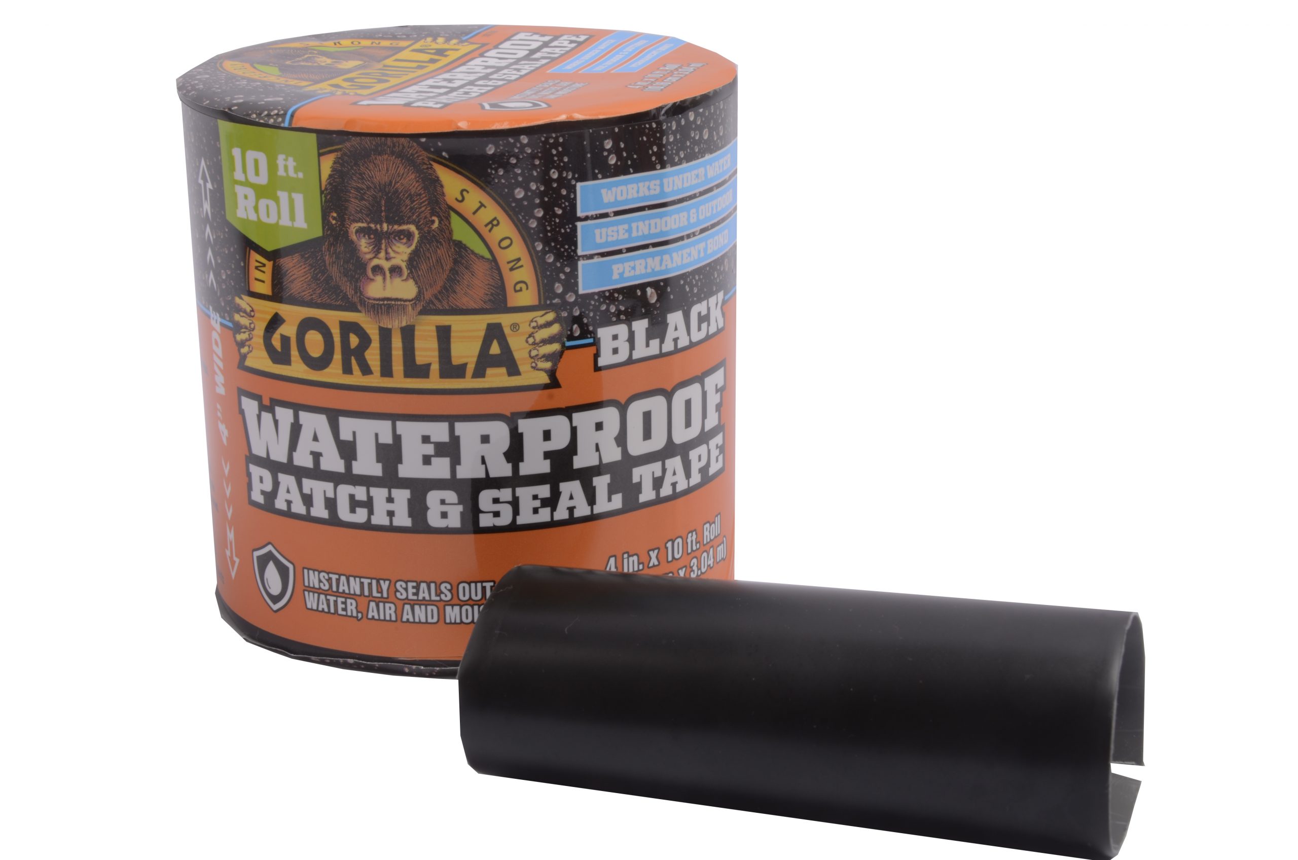Gorilla 
	
	Gorilla Waterproof Patch & Seal Black Tape
	 |  Adhesive Tapes |  Adhesives
