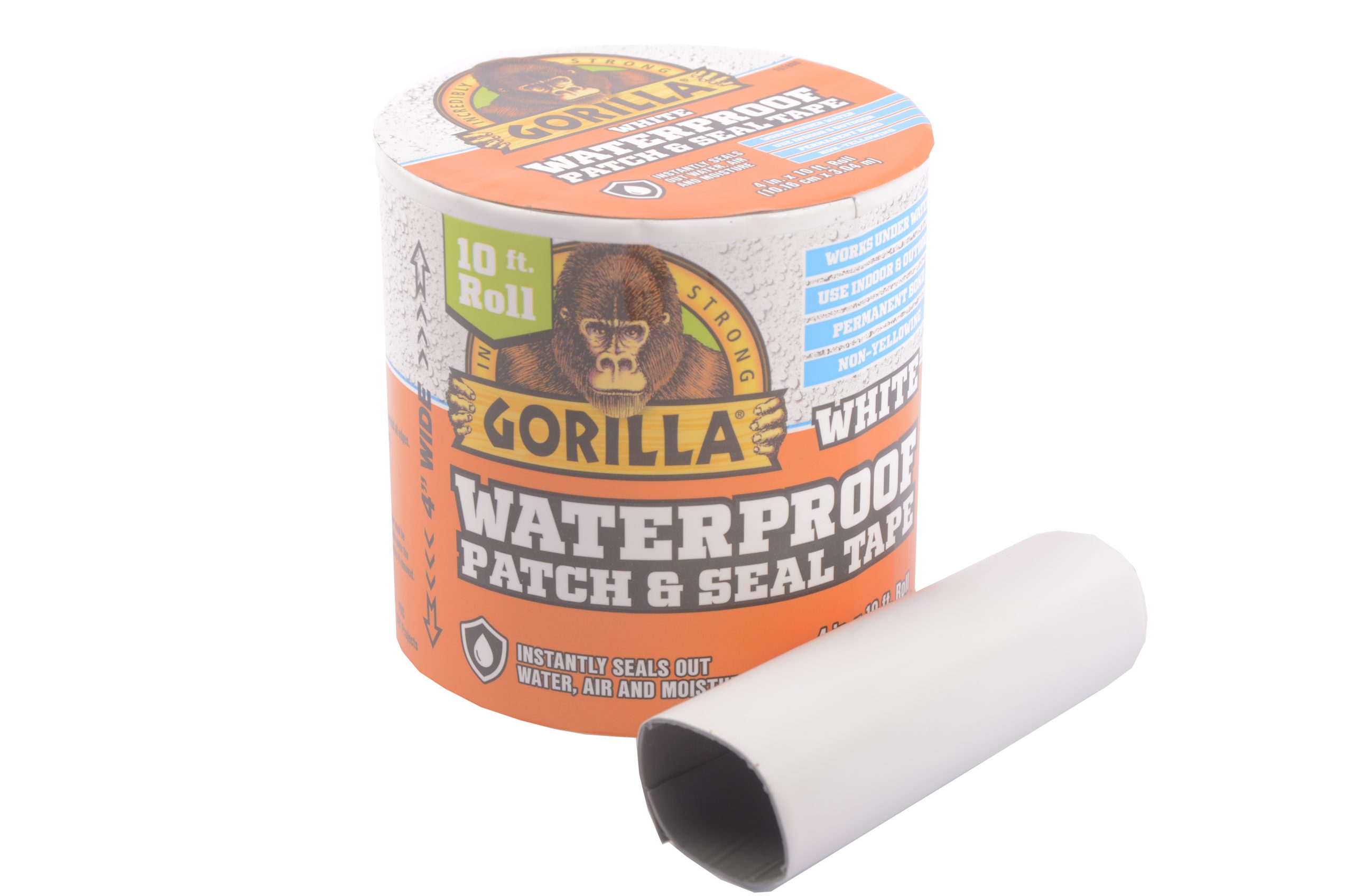 Gorilla 
	
	Gorilla Waterproof Patch & Seal White Tape
	 |  Adhesive Tapes |  Adhesives