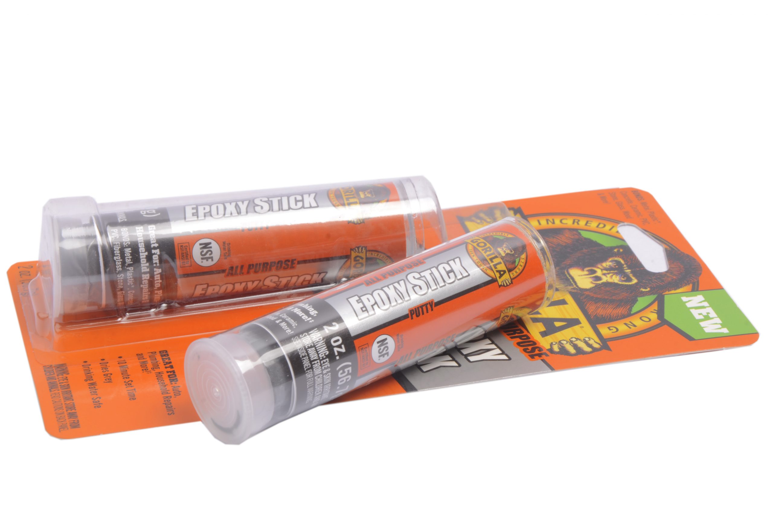 Gorilla 
	
	Gorilla All Purpose Epoxy Stick Putty
	 |  General Adhesives |  Adhesives