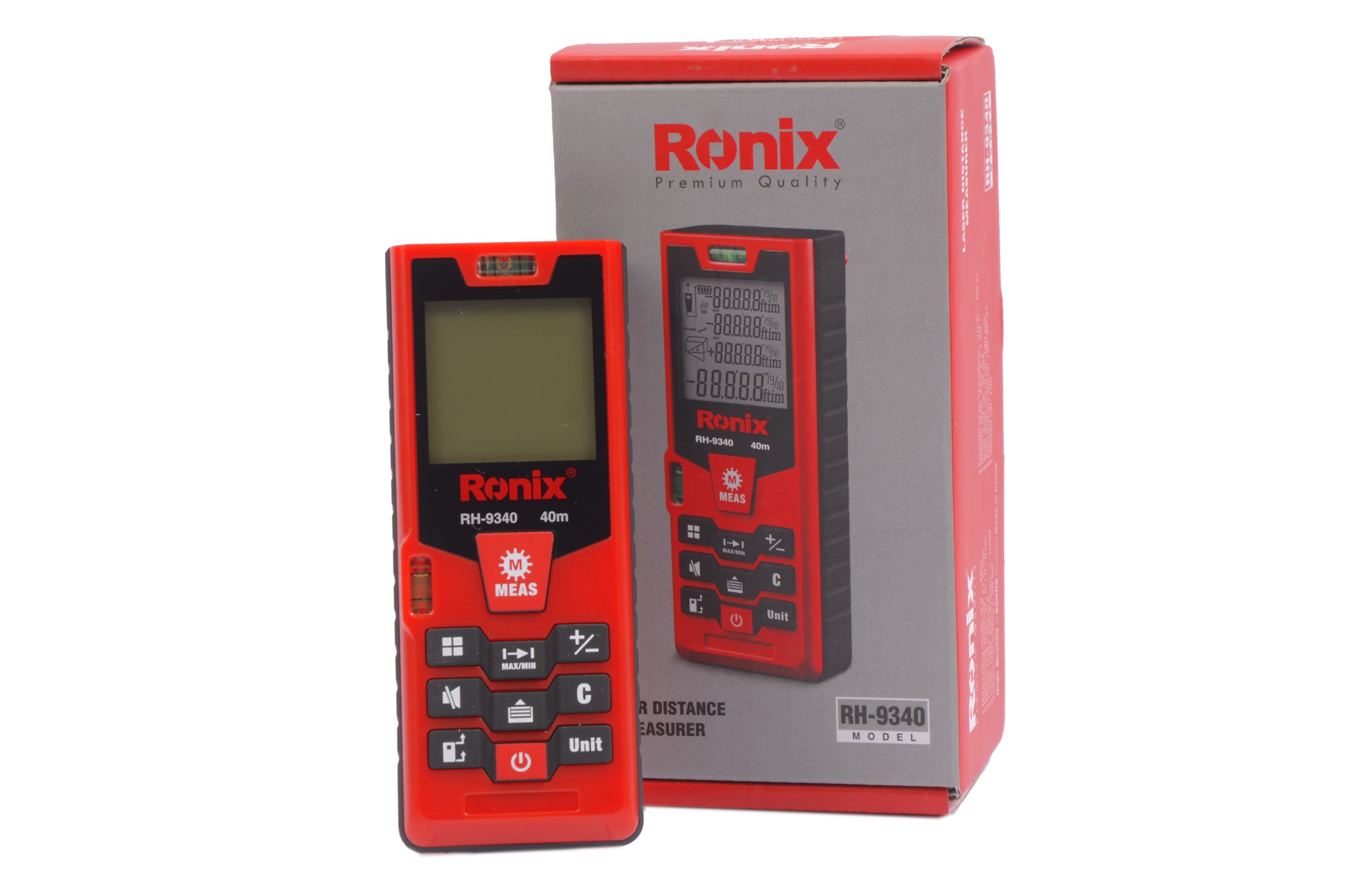 Ronix 
	
	Laser Distance Measure 40m
	 |  Hardware and Tools |  Hand Tools & Tools |  Measuring Tapes& Tools