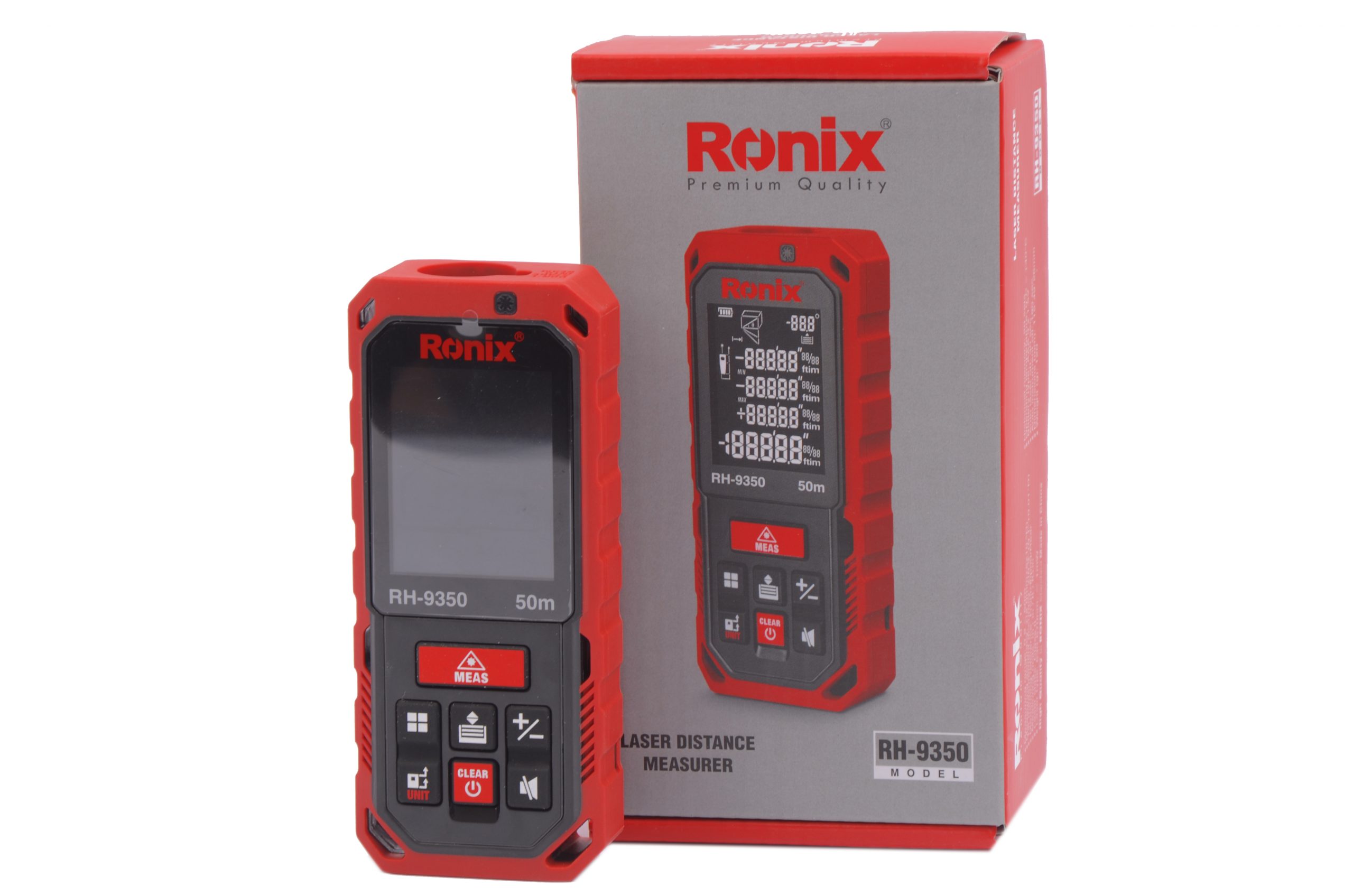 Ronix 
	
	Laser Distance Measure 50m
	 |  Hardware and Tools |  Hand Tools & Tools |  Measuring Tapes& Tools