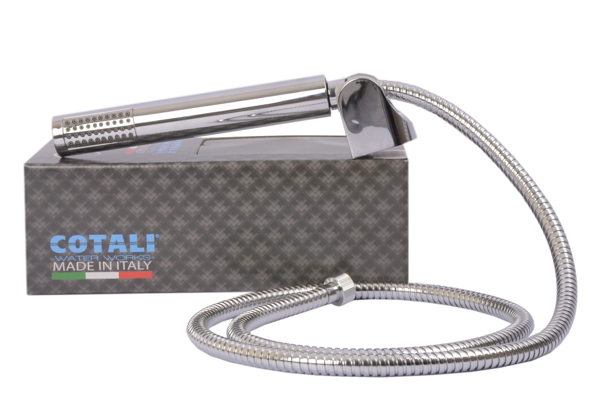 Cotali 
	
	Hand Shower Set Italian 1 Motion
	 |  Shower/Shattaf Accessories |  Plumbing & Sanitary