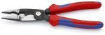 Knipex 13 82 200 | Electrical Installation Pliers | Multi-Component Handle | Black Atramentized - 200mm - Image 2
