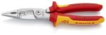 Knipex 13 86 200 | VDE Electrical Installation Pliers | Multi-Component Handle | Chrome Plated - 200mm - Image 3
