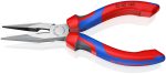 Knipex 25 02 160 | Snipe Nose Side-Cutting (Radio) Pliers | Multi-Component Handle | Black Atramentized - 160mm - Image 4