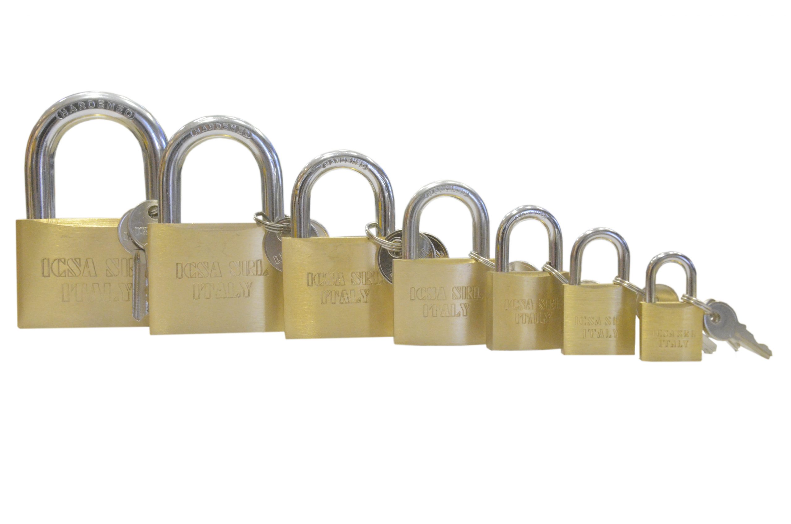 ICSA 
	
	Padlock Brass/Italy
	 |  Pad Locks |  Architectural Hardware