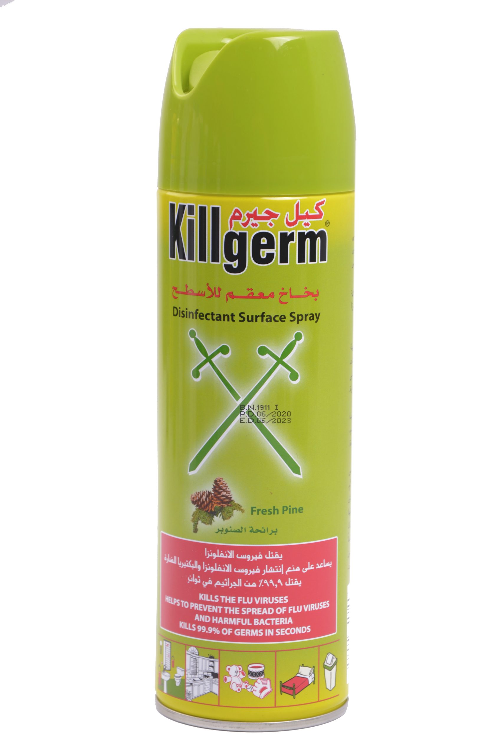Killgerm 
	
	Disinfectant Surface Spray
	 |  Detergents & Cleaners |  Cleaning Materials |  House Ware