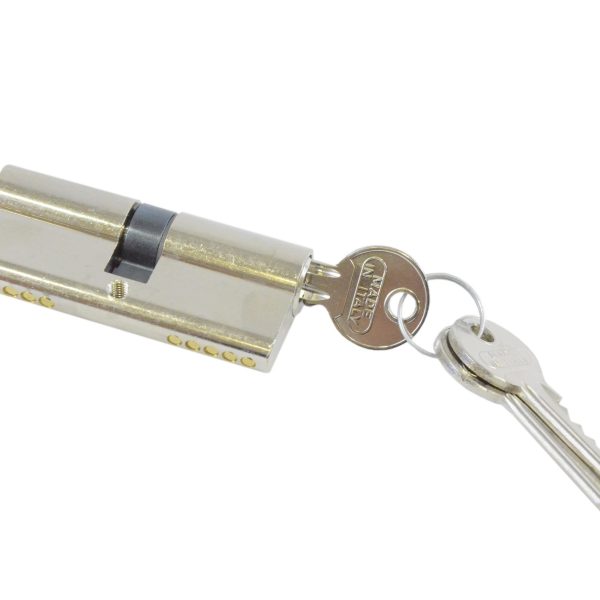 سلندر باب سلفر(فضي) 7 سم مفتاح عادي