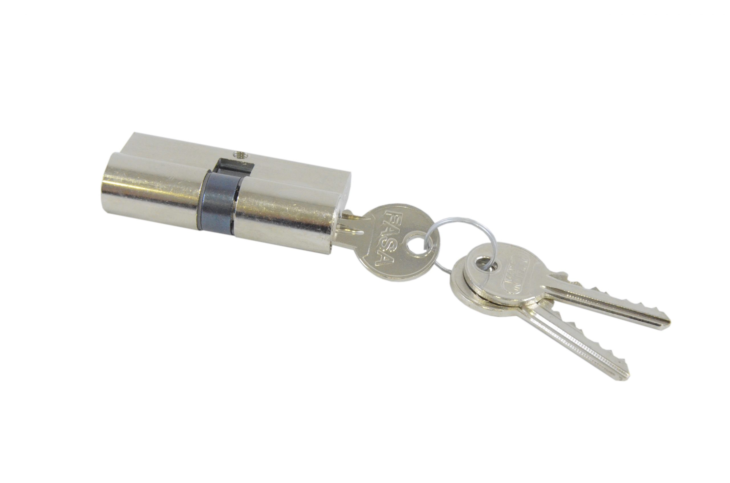 Fasa 
	
	Door Cylinder Silver 6cm/Regular Profile
	 |  Door Locks & Cylinders |  Architectural Hardware