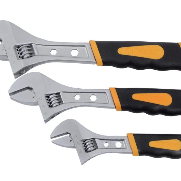 Adjustable Wrench - Rubber Handle