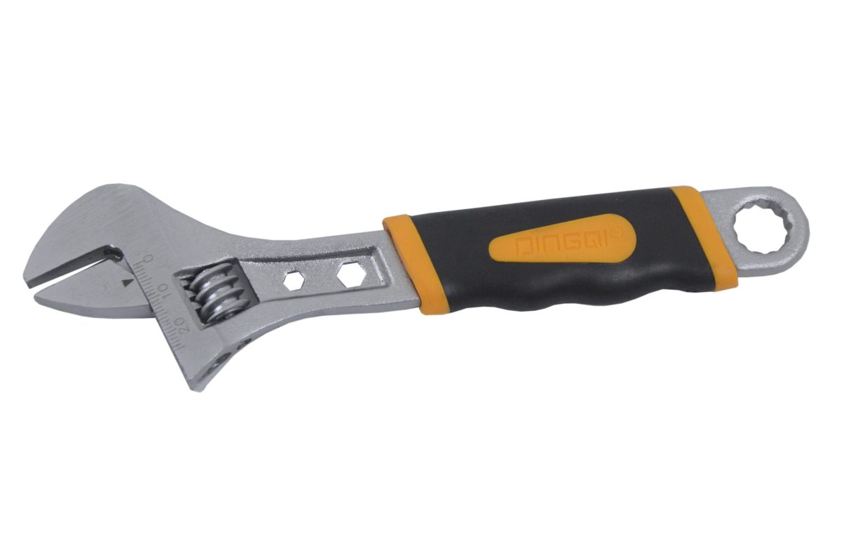 Adjustable Wrench - Rubber Handle - Image 2