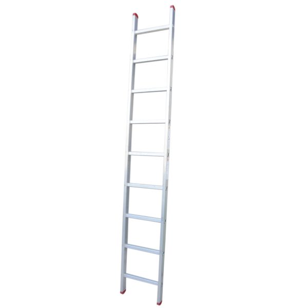 single aluminum ladder