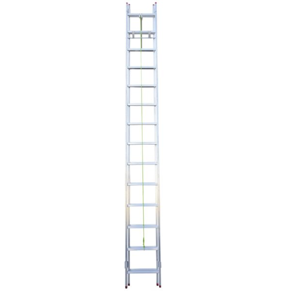 Aluminum sliding ladder