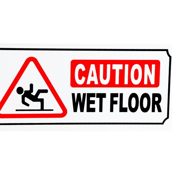 Plastic Safety Signs 10x20cm