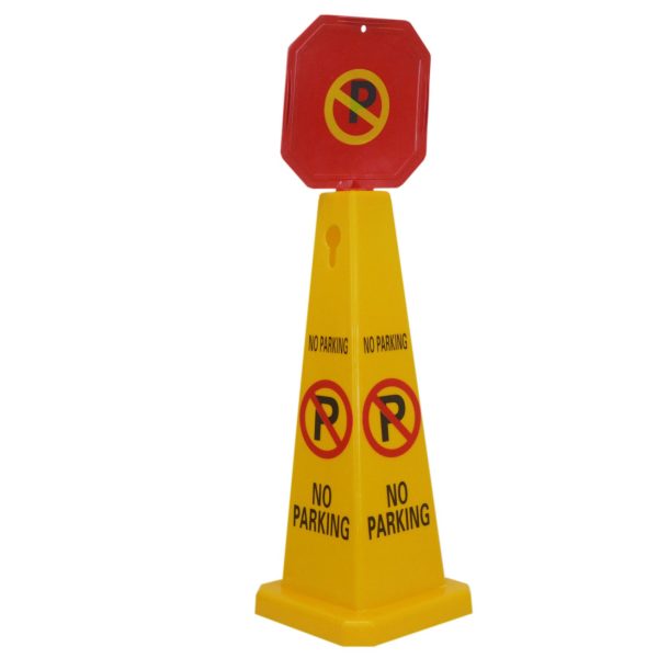 Traffic Cone Plastic Yellow No Parking