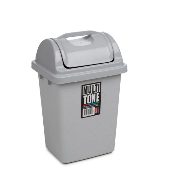 سلة مهملات بلاستيك مروحة