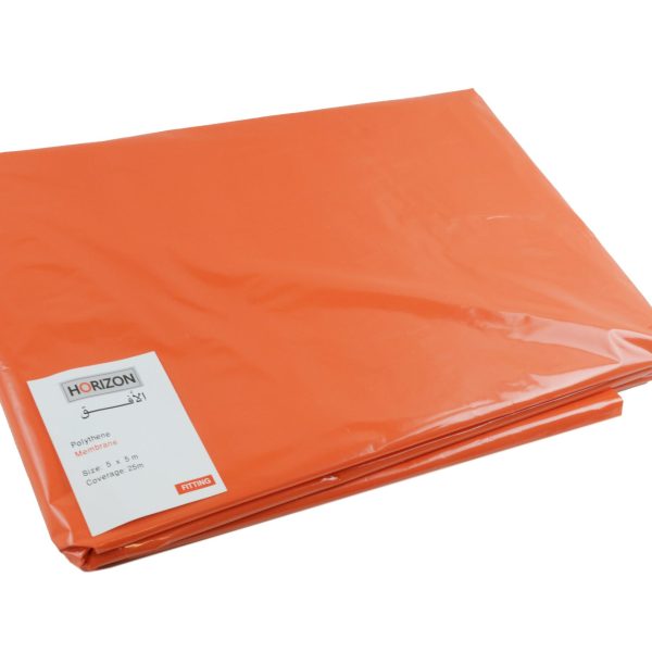 Polythene (Nylon) Cover Orange 5*5 meter