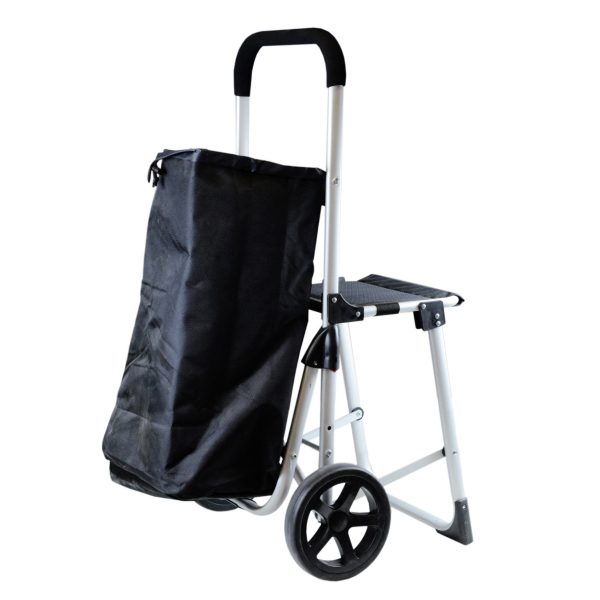 Shopping Trolley w/Bag & Chair