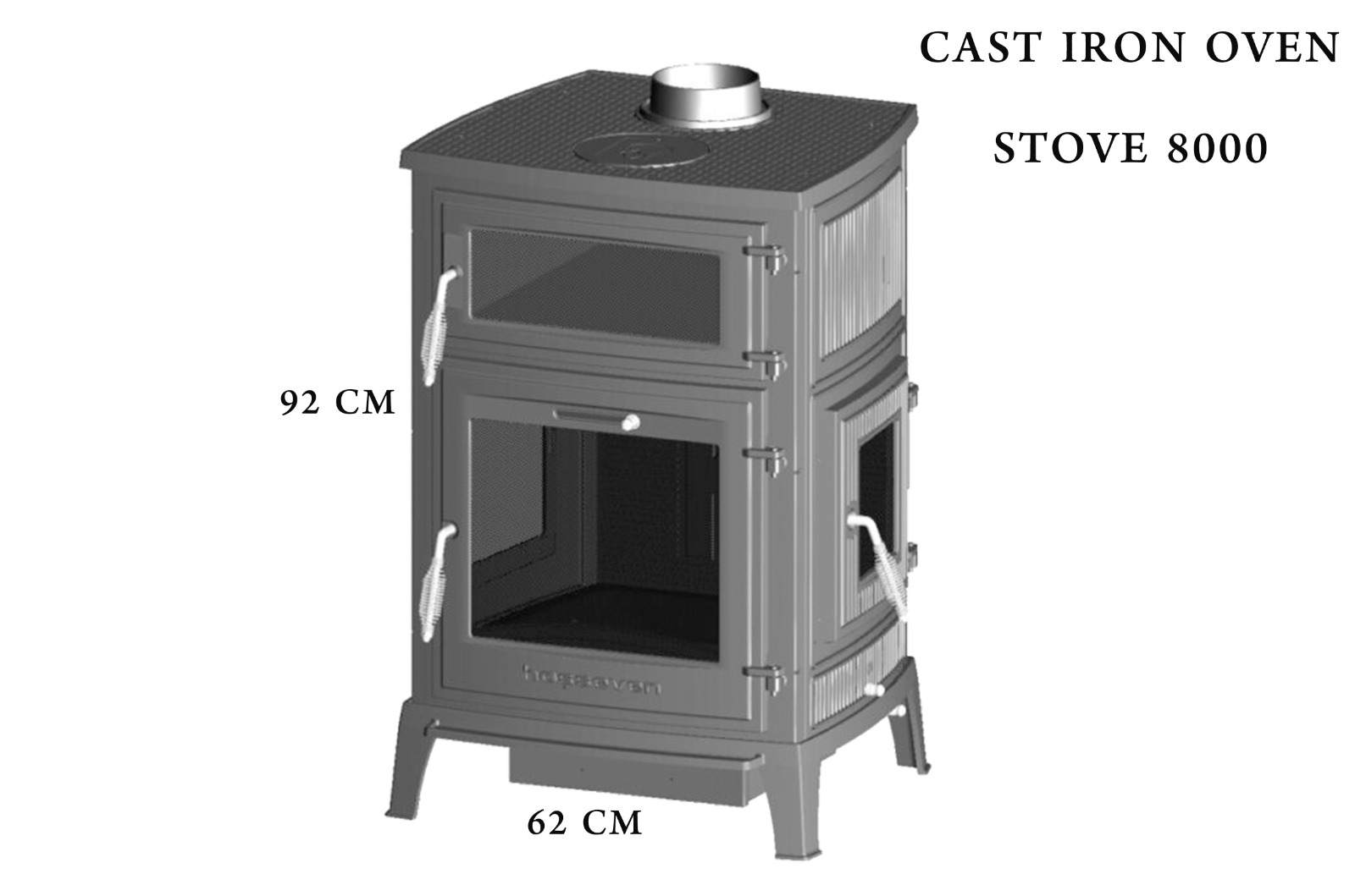 Wood Stove-Fireplace Cast Iron (Oven Stove) - Bashiti Depot