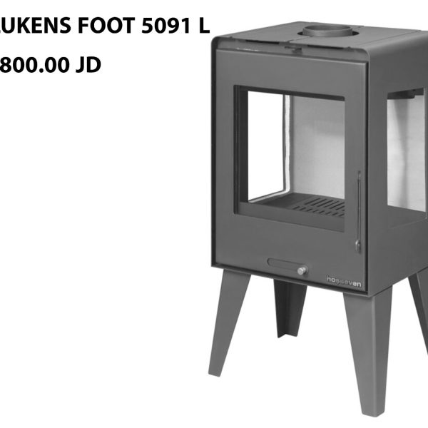 3 Glass Lukens Foot Wood Stove