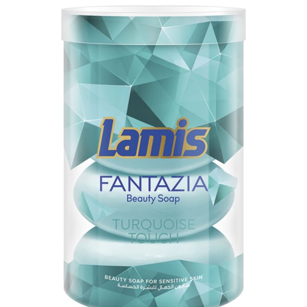 لميس صابون قطع فانتازيا 150 غم * 3 المسه التركوازيه