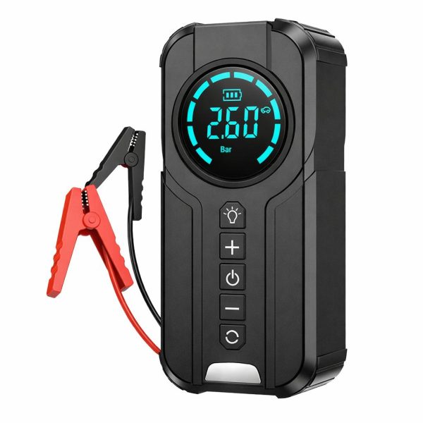 Car power bank with 80W 19V blower compressor