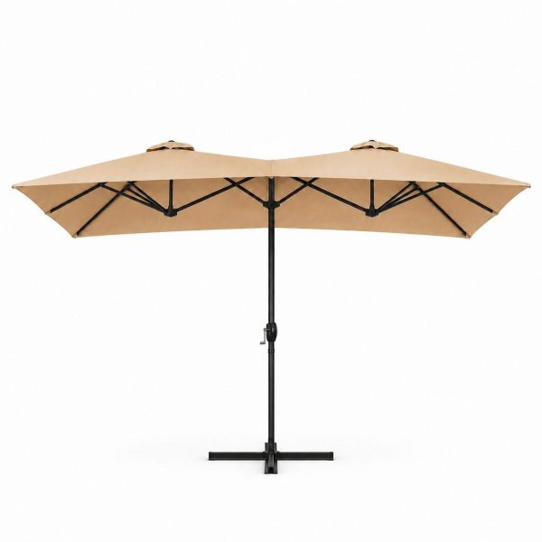Outdoor Garden Umbrella with Base Stand